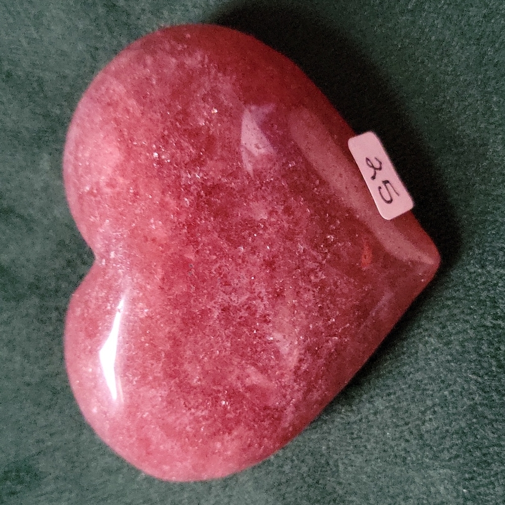 Strawberry Quartz Heart